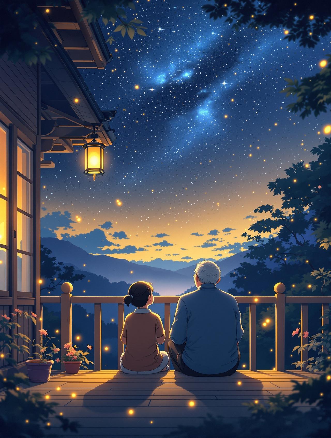 韩国短剧 - 星河来信 - 暖心家庭治愈动漫短剧